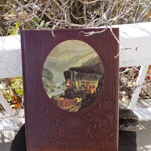 Vintage Brown Leather The Old West The Railroaders